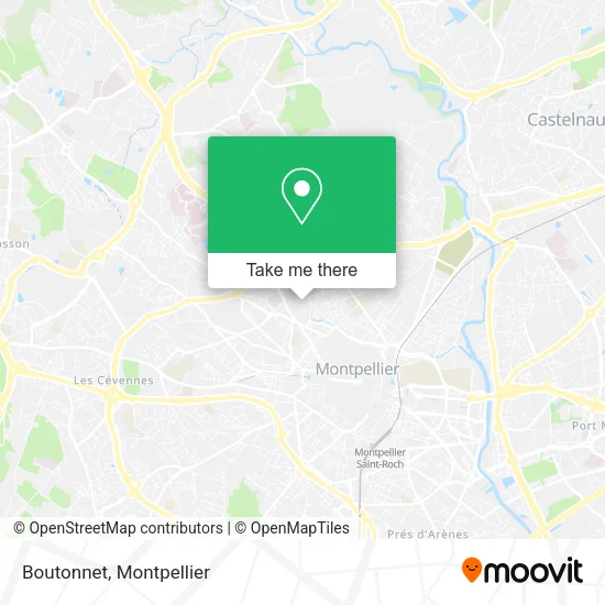 Boutonnet map