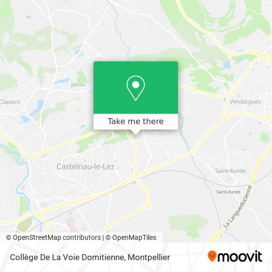 Mapa Collège De La Voie Domitienne