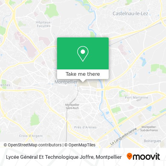 Mapa Lycée Général Et Technologique Joffre