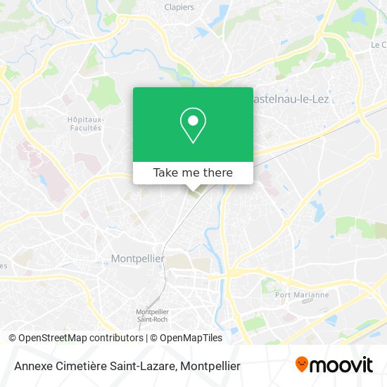 Annexe Cimetière Saint-Lazare map
