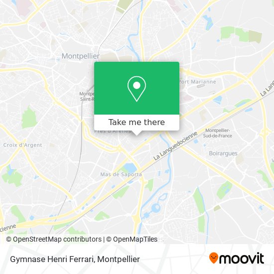 Gymnase Henri Ferrari map