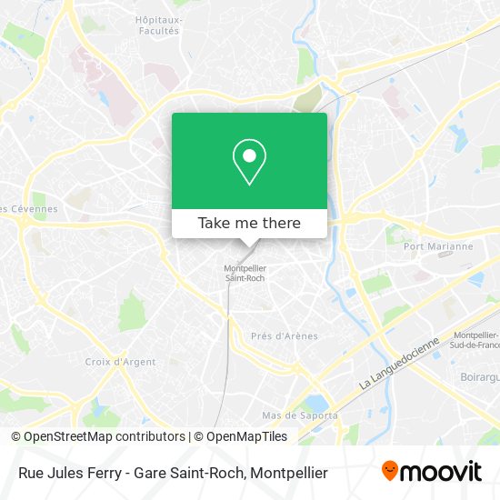 Mapa Rue Jules Ferry - Gare Saint-Roch