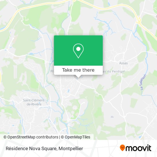 Résidence Nova Square map