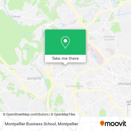 Montpellier Business School map