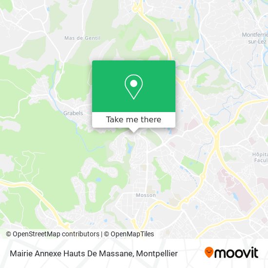 Mairie Annexe Hauts De Massane map
