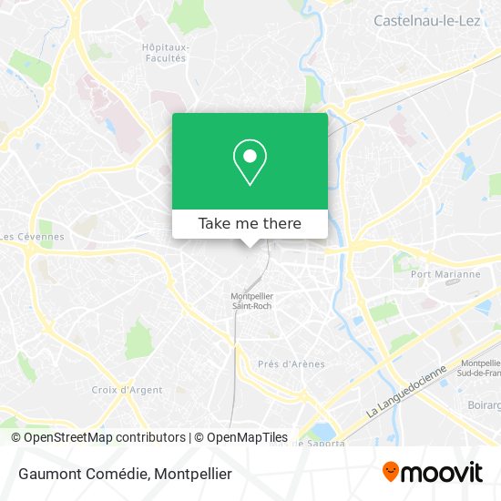 Gaumont Comédie map