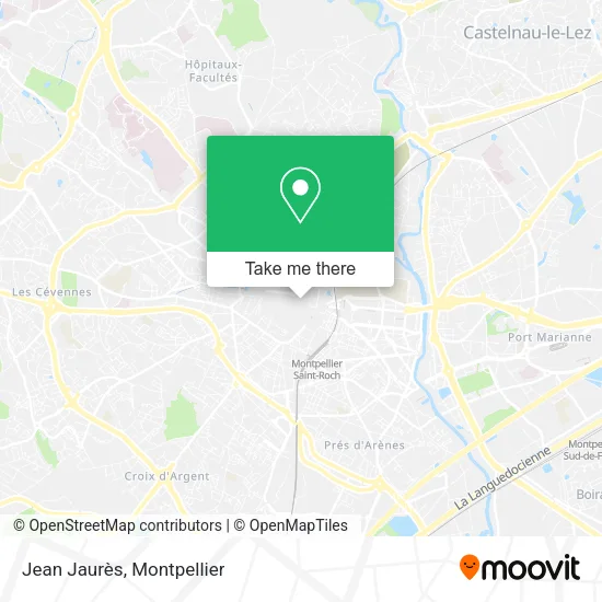 Jean Jaurès map