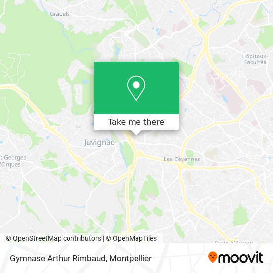 Gymnase Arthur Rimbaud map