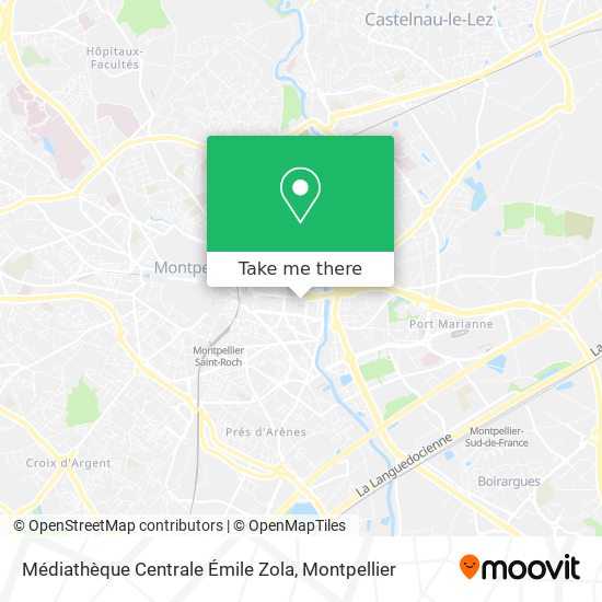 Mapa Médiathèque Centrale Émile Zola