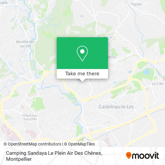 Camping Sandaya Le Plein Air Des Chênes map