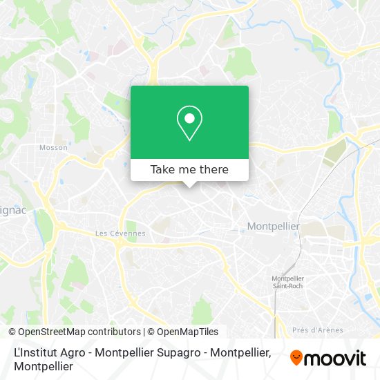 L'Institut Agro - Montpellier Supagro - Montpellier map