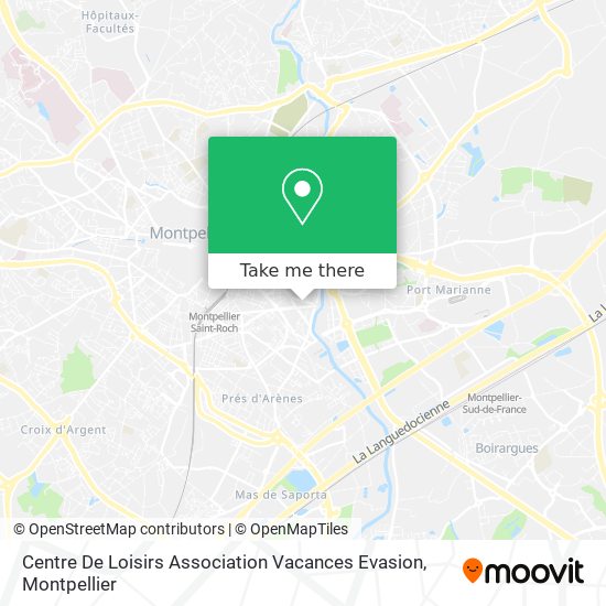 Centre De Loisirs Association Vacances Evasion map