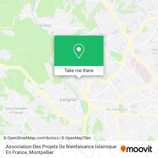 Association Des Projets De Bienfaisance Islamique En France map