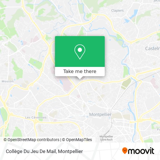 Collège Du Jeu De Mail map