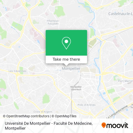 Université De Montpellier - Faculté De Médecine map