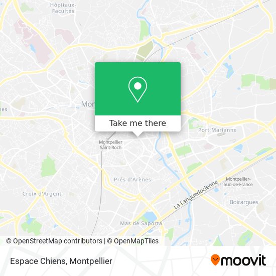 Espace Chiens map