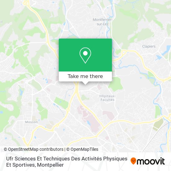 Ufr Sciences Et Techniques Des Activités Physiques Et Sportives map