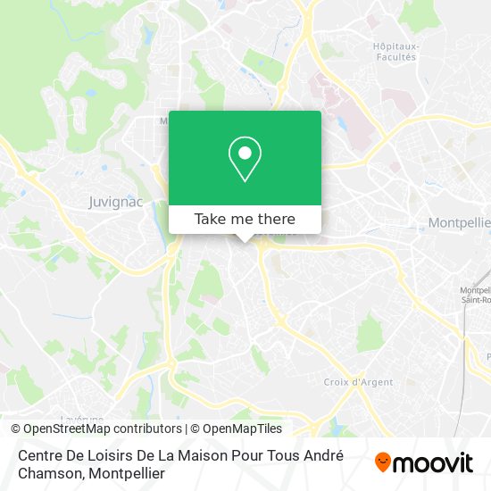 Centre De Loisirs De La Maison Pour Tous André Chamson map