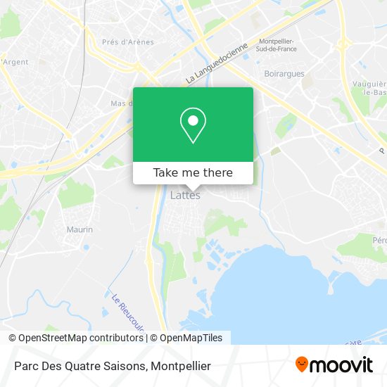 Parc Des Quatre Saisons map