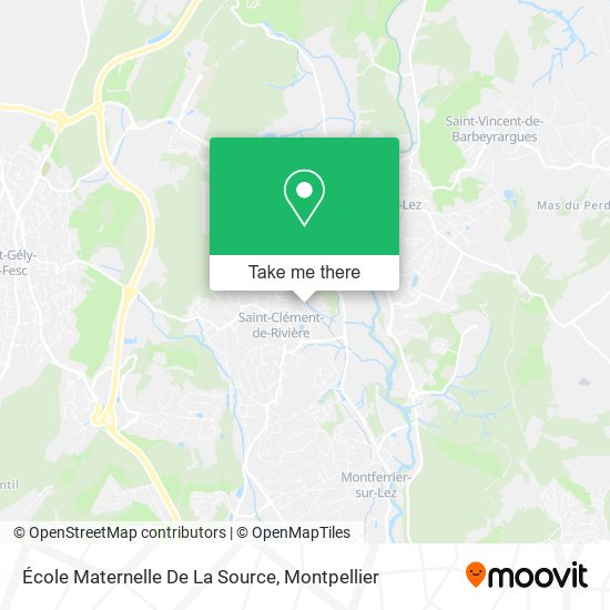 École Maternelle De La Source map