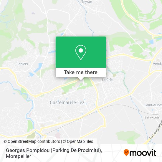 Georges Pompidou (Parking De Proximité) map