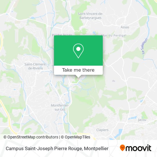 Campus Saint-Joseph Pierre Rouge map
