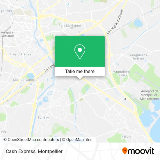 Cash Express map