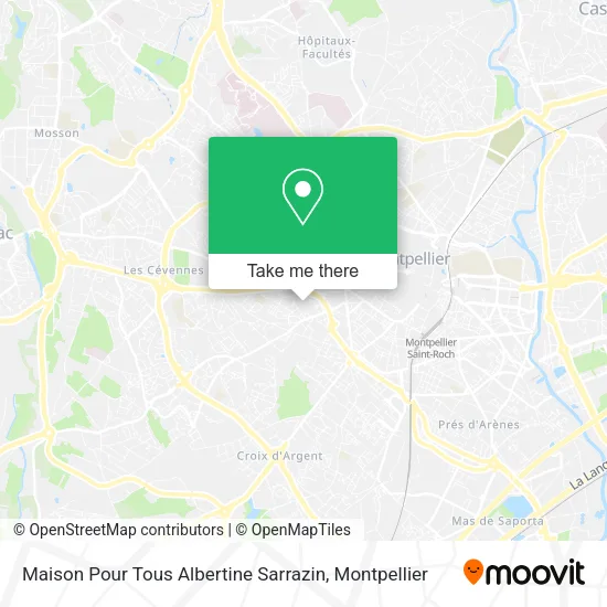 Maison Pour Tous Albertine Sarrazin map