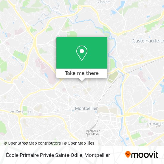 École Primaire Privée Sainte-Odile map