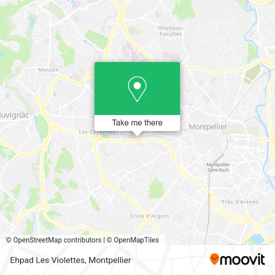 Ehpad Les Violettes map