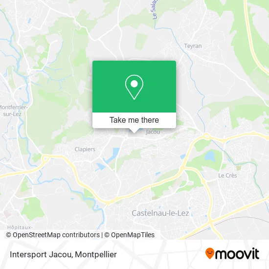 Intersport Jacou map