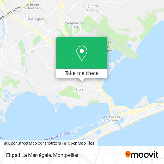 Ehpad La Martégale map