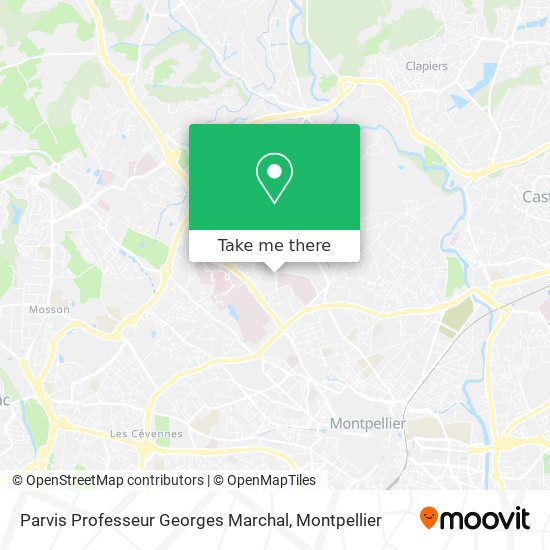Parvis Professeur Georges Marchal map