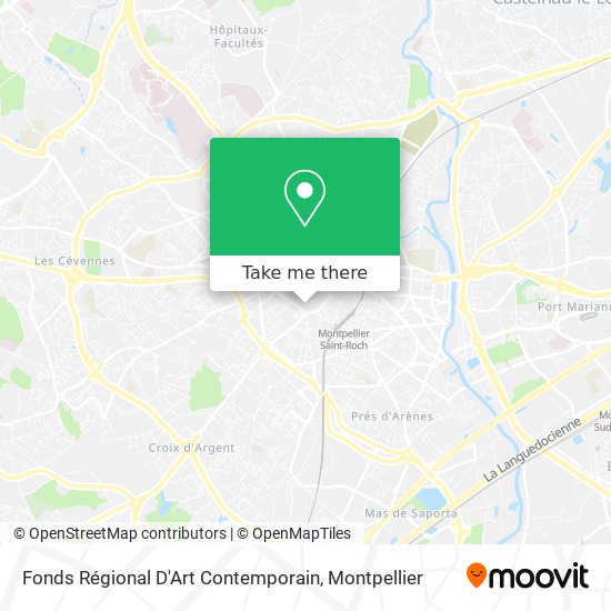 Fonds Régional D'Art Contemporain map