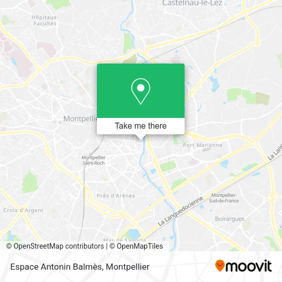 Espace Antonin Balmès map