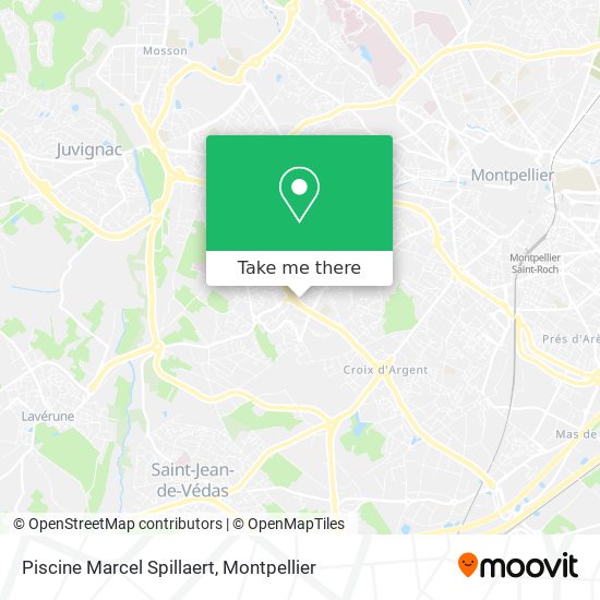 Piscine Marcel Spillaert map
