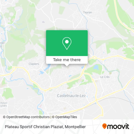 Plateau Sportif Christian Plaziat map