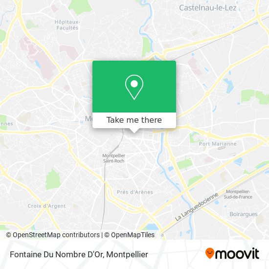 Fontaine Du Nombre D'Or map