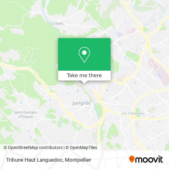 Tribune Haut Languedoc map