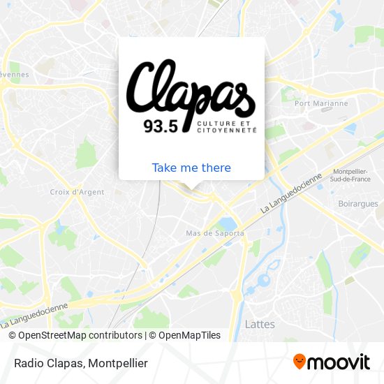 Radio Clapas map