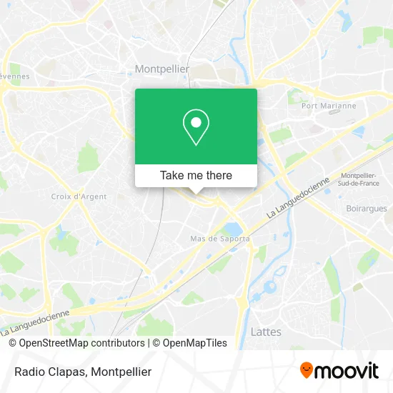 Radio Clapas map