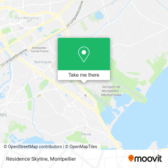 Résidence Skyline map