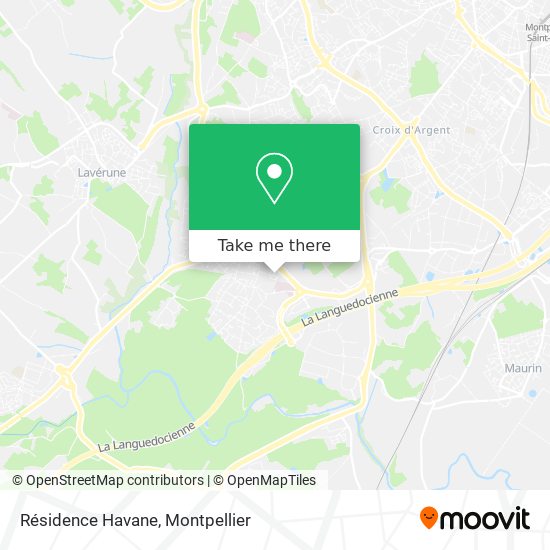 Résidence Havane map