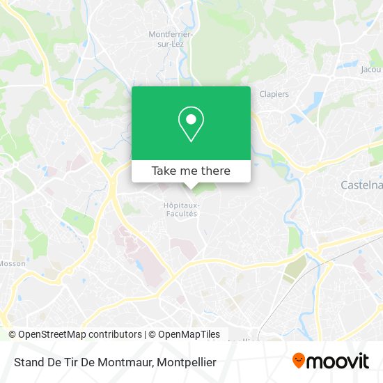 Stand De Tir De Montmaur map