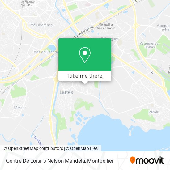 Centre De Loisirs Nelson Mandela map