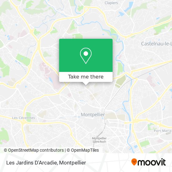 Les Jardins D'Arcadie map