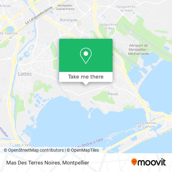 Mas Des Terres Noires map