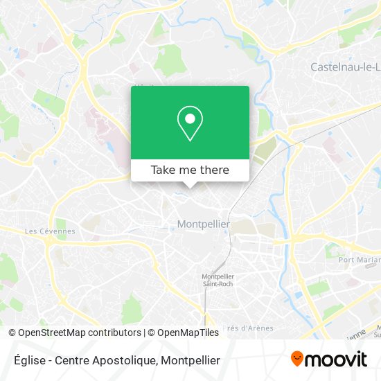 Église - Centre Apostolique map