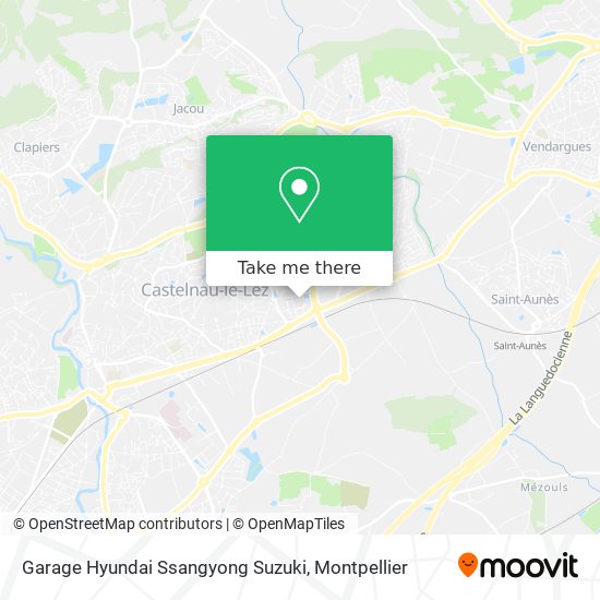 Garage Hyundai Ssangyong Suzuki map