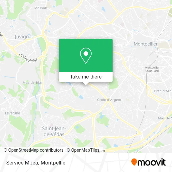 Service Mpea map